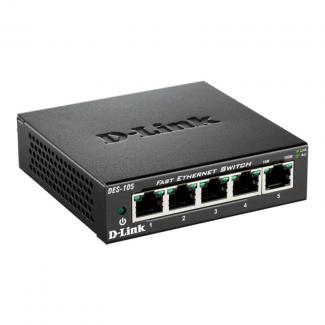 D-Link DES-105 Switch 5x10/100Mbps Metal 2