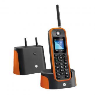 MOTOROLA O201 Telefono DECT Largo Alcance Naranja 2